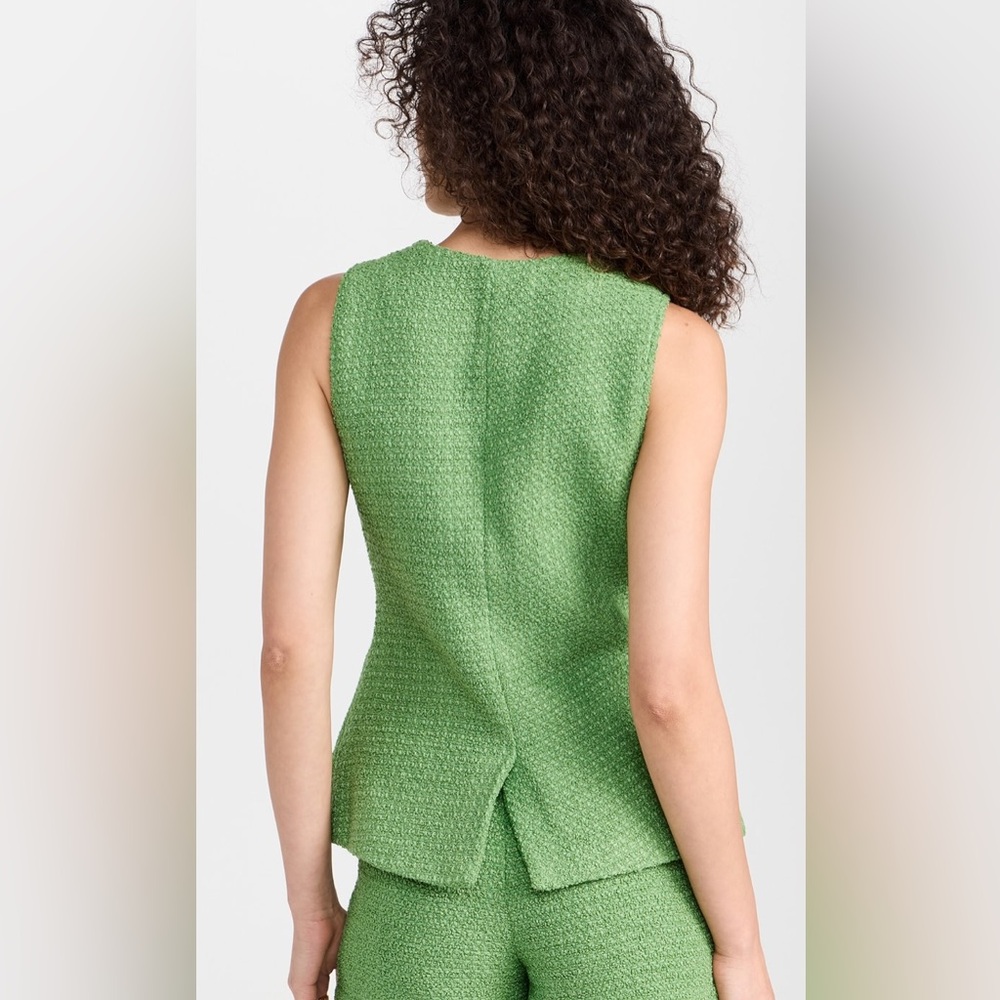 Endless Rose Tweed Buttoned Long Split Top🤍 - image 5